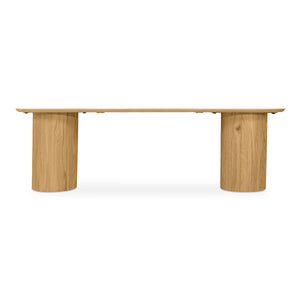 Povera Dining Bench in Natural Oak