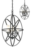 Aranya 3 Light Pendant in Bronze Finish