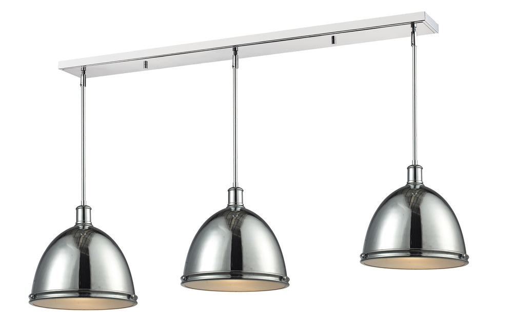 Mason 3 Light Island/Billiard in Chrome Finish