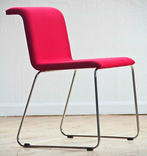 beaver contemporary chair in wool