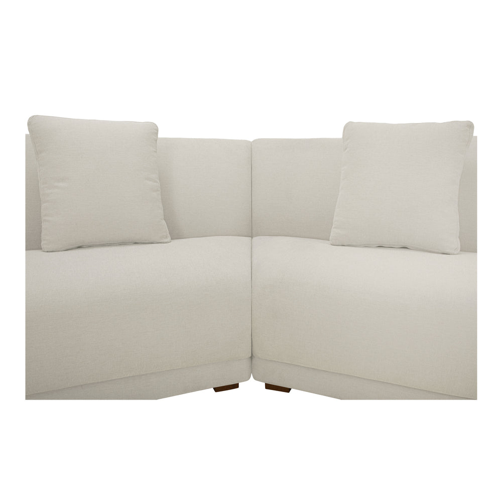 Fraser 3 Piece Off White Modular Sectional
