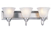 Lexington 3 Light Vanity  in Brushed Nickel Finish
