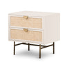 Luella Nightstand In Matte Alabaster