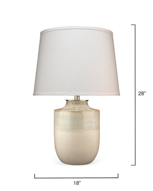 Lagoon Ceramic Table Lamp with Linen Shade