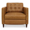 Moe's Bridgers Power Recliner Chair in Tan Leather