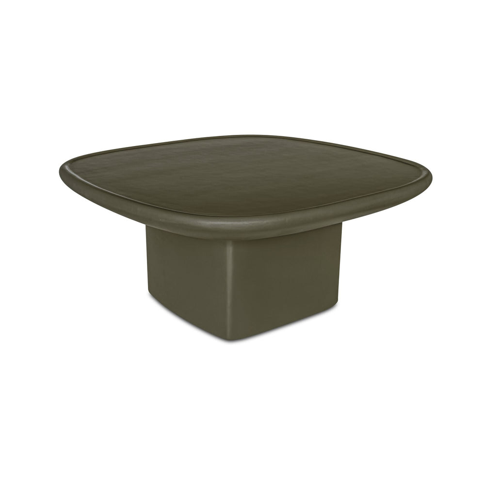 Moe's Manon Outdoor Coffee Table in Deep Green