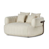 Doss Media Lounger In Terra Brown Oak