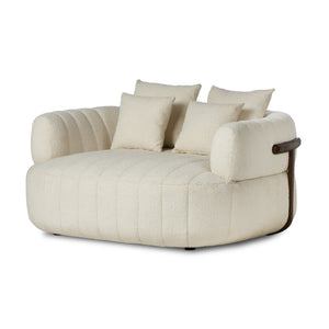 Doss Media Lounger In Terra Brown Oak
