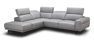 Rayan Light Grey Sectional in Left Facing