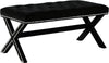 Herbert Bench In Black Velvet