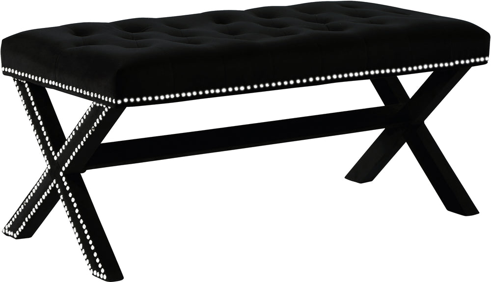 Herbert Bench In Black Velvet