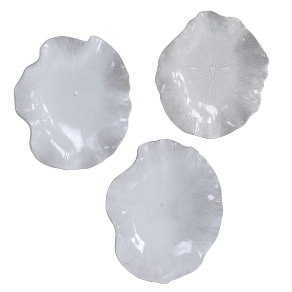 Abella Ceramic Wall Décor In White