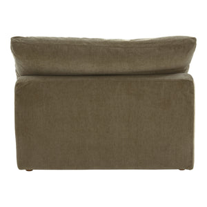 Moe's Clay Slipper Chair in Desert Sage
