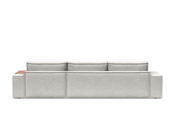 NEWILLA SOFA BED W/LOUNGER 57"X118", W/WIDE ARM RESTS