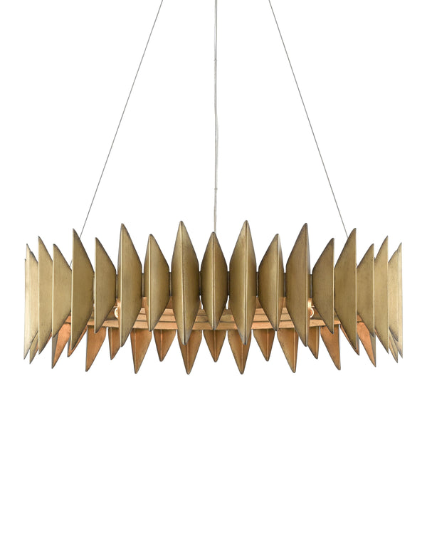 Potter Chandelier In Aurora Antique