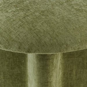 Cielo Chenille Ottoman, Millburry Green