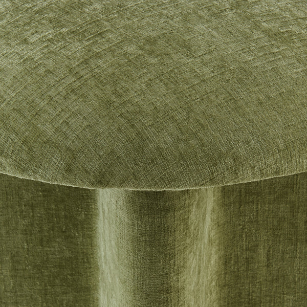 Cielo Chenille Ottoman, Millburry Green