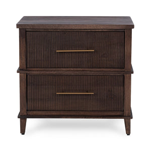 Westlake Solid Wood 2Dwr Nightstand - Kona Brown