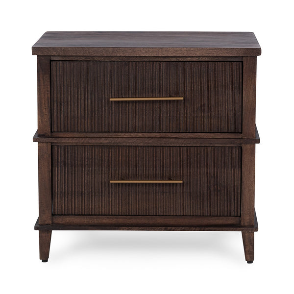 Westlake Solid Wood 2Dwr Nightstand - Kona Brown