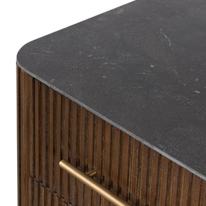Fletcher Nightstand In Bluestone