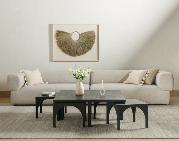 Amara Coffee Table - Black Oak Veneer