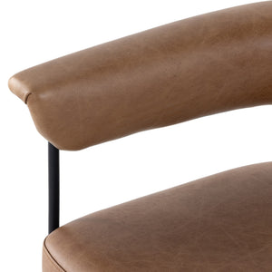 Carrie Bar Stool - Chaps Saddle