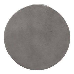 Hourglass Outdoor Stool in Grey Concrete