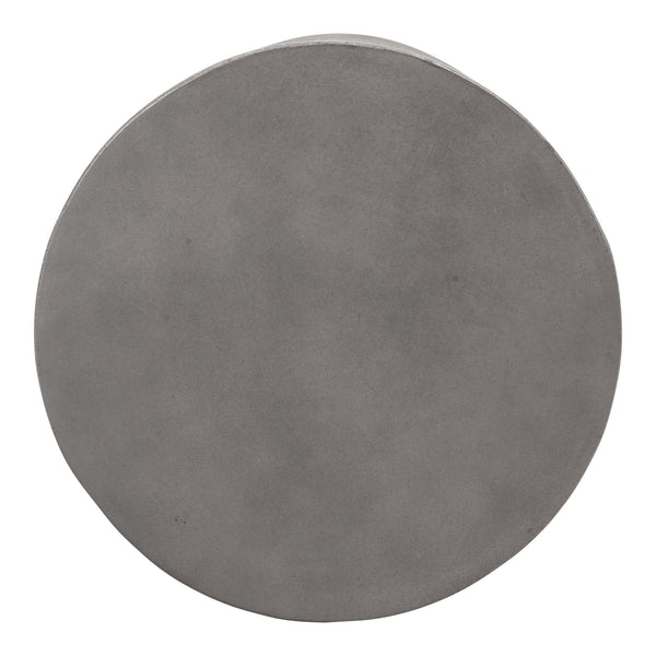 Hourglass Outdoor Stool in Grey Concrete