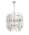 Bova 6 Light Pendant in Polished Nickel Finish