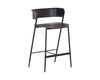 Keanu Counter Stool - Gunmetal