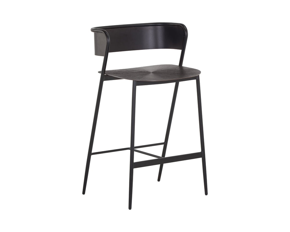 Keanu Counter Stool - Gunmetal