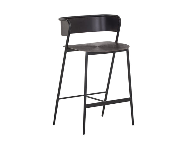 Keanu Counter Stool - Gunmetal