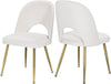 Ramon Dining Chair In Cream Velvet