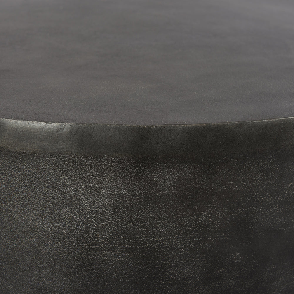 Javi Outdoor Coffee Table In Aged Grey