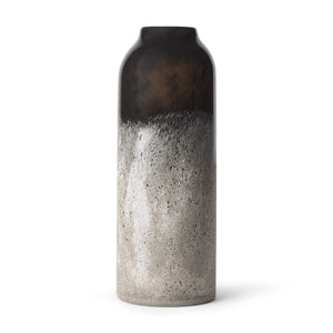 Emu Tall Black w/ Gray Vase