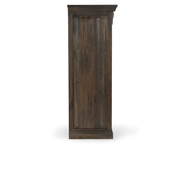 Adelaide Solid Wood 6-Drawer Chest in Cocoa Brown