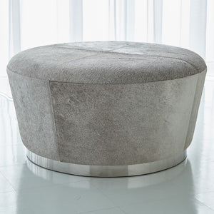 TAPERED OTTOMAN-GREY HAIRON