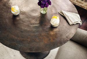 SIMONE BISTRO TABLE-ANTIQUE RUST