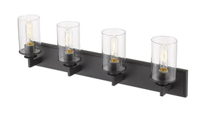 Savannah 4 Light Vanity in Bronze Finish