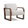 Lexington Boucle Accent Chair with Ash Wood Frame