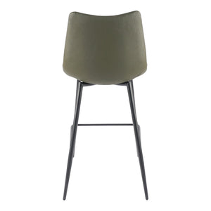 Moe's Alibi Counter Stool - Dark Green, Set of 2