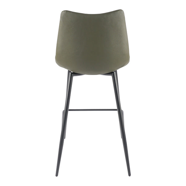 Moe's Alibi Counter Stool - Dark Green, Set of 2