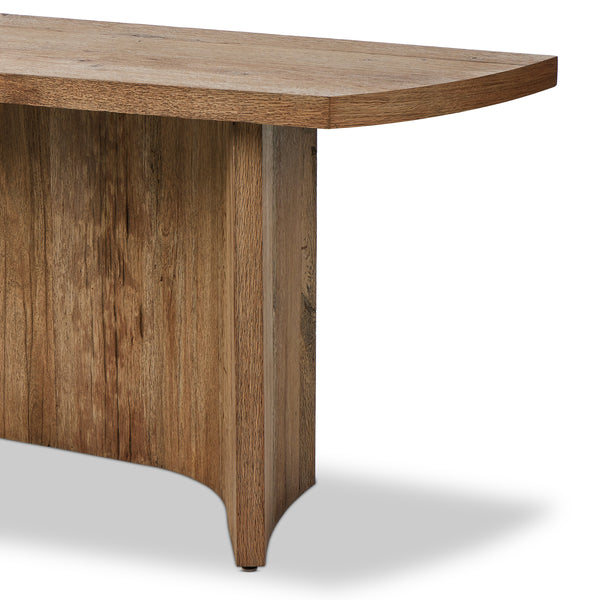 Brinton Console Table in Rustic Oak Veneer