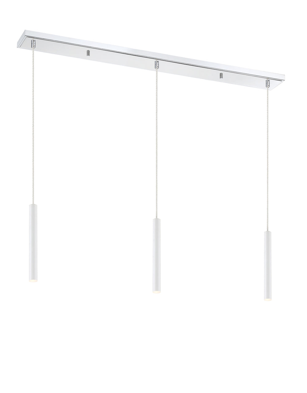 Forest 3 Light Island/Billiard in Chrome Finish