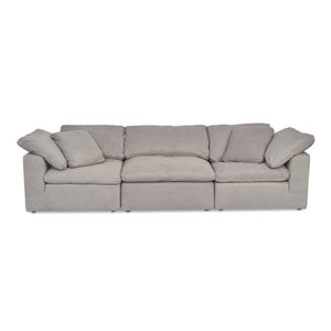 Terra Modular Sofa in Light Grey with Performance Fabric
