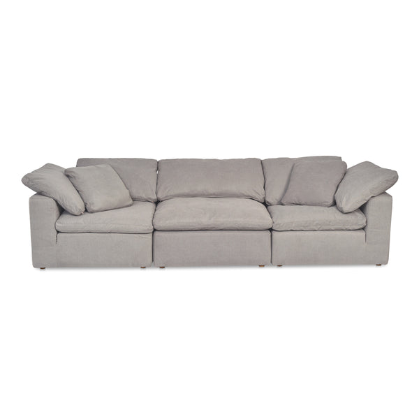 Terra Modular Sofa in Light Grey with Performance Fabric