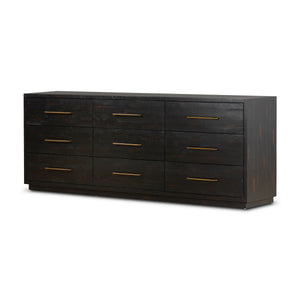Suki 9 Drawer Dresser in Burnished Black