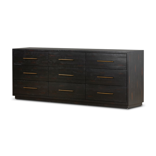 Suki 9 Drawer Dresser in Burnished Black