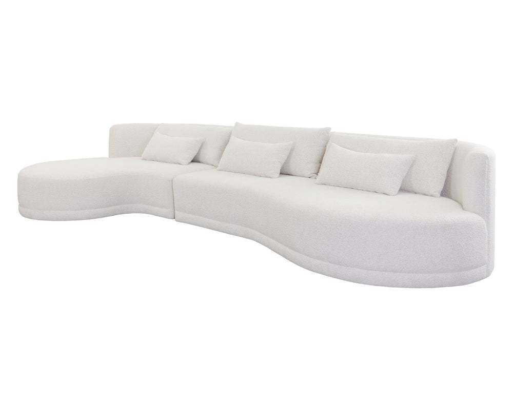 LAKEN SOFA CHAISE - LAF - COPENHAGEN WHITE
