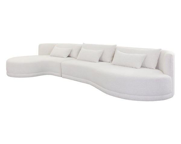 LAKEN SOFA CHAISE - LAF - COPENHAGEN WHITE